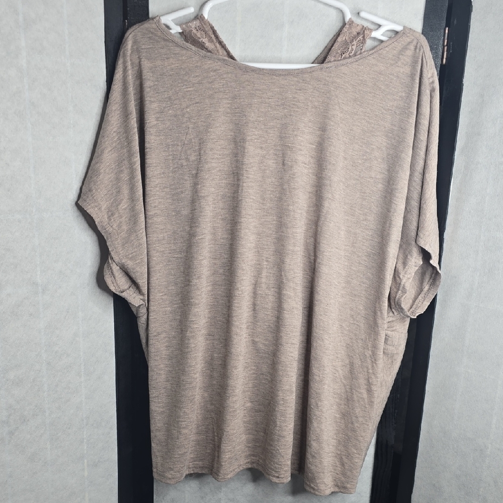 SHEIN Women's Casual Tan Blouse